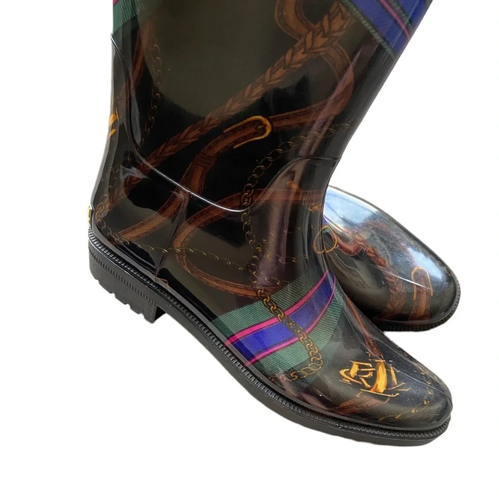 Ralph Lauren Rossalyn II Knee-High Rain Boots